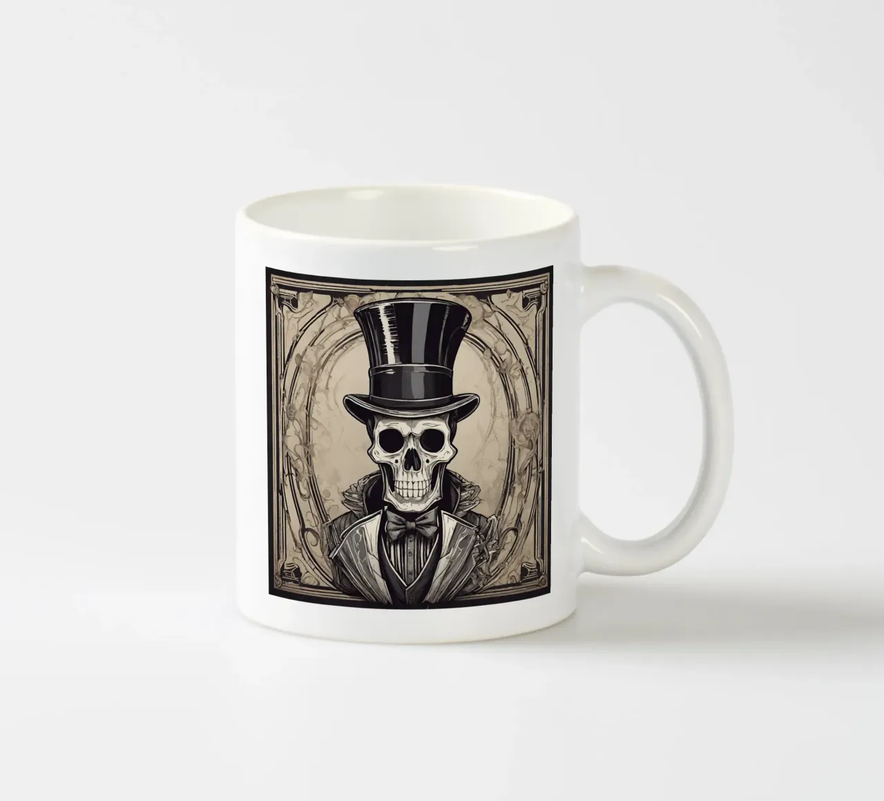 Squelette 1 tazza in ceramica da Rezh creations
