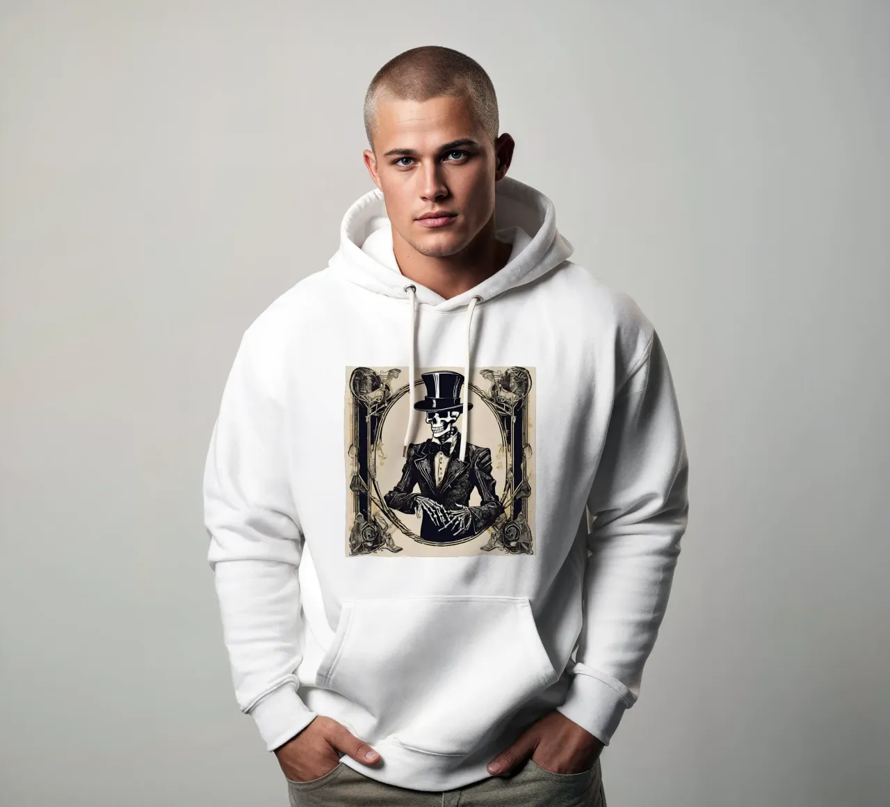 Squelette 2 sudadera con capucha de Rezh creations