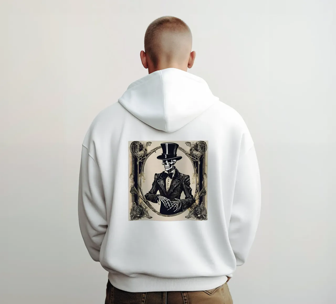Squelette 2 sudadera con capucha de Rezh creations
