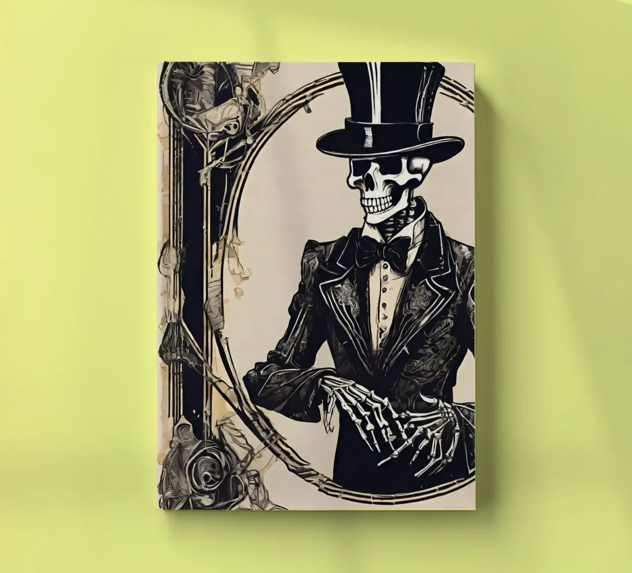 Squelette 2 notebook by Rezh creations