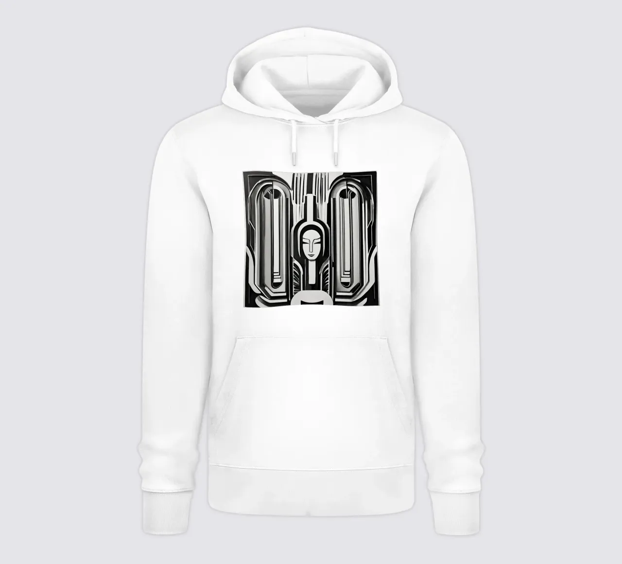 Black & White 3 felpa con cappuccio da Rezh creations