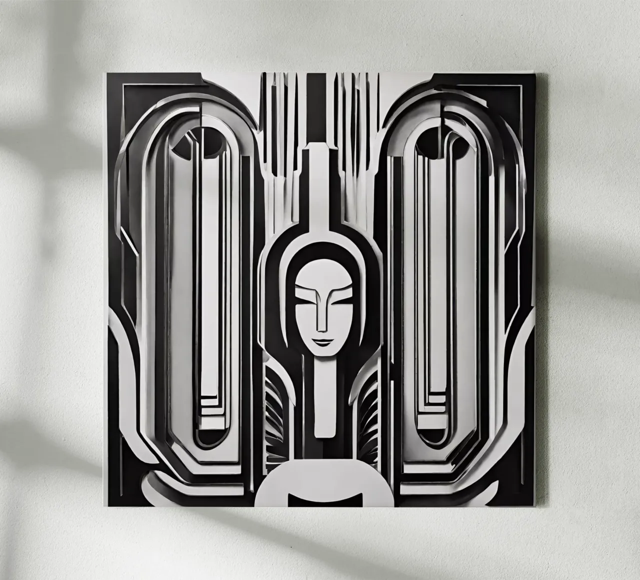 Black & White 3 canvas by Rezh creations