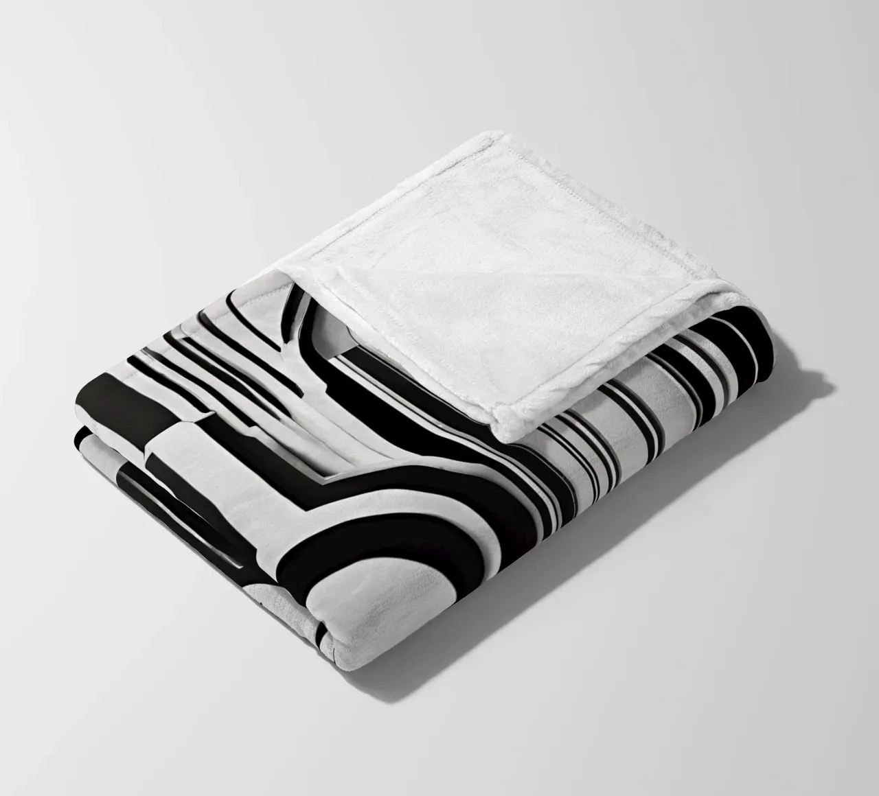 Black & White 3 coperta in pile da Rezh creations