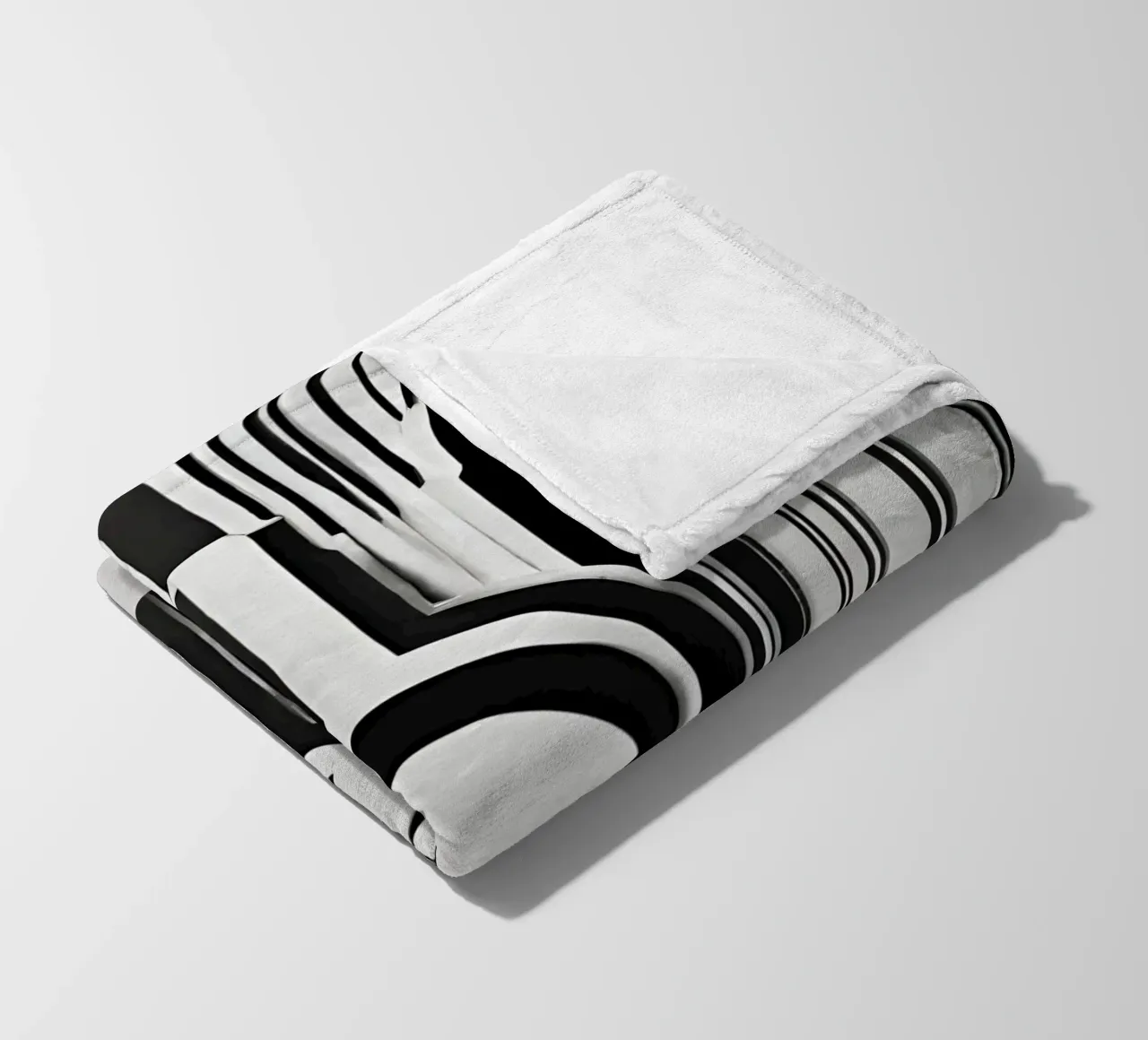Black & White 3 coperta in pile da Rezh creations
