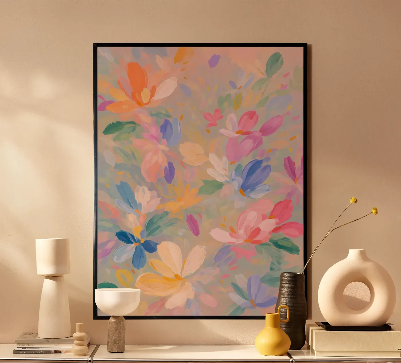 Blumenparty Poster von Ever after
