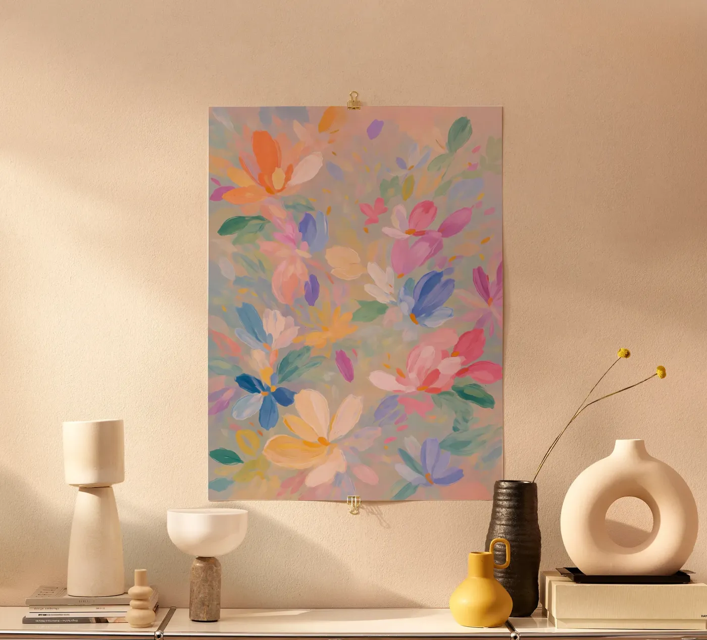 Blumenparty Poster von Ever after