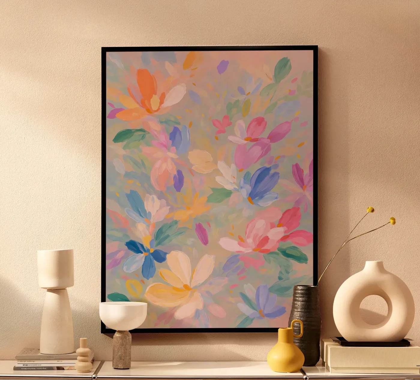 Blumenparty Poster von Ever after