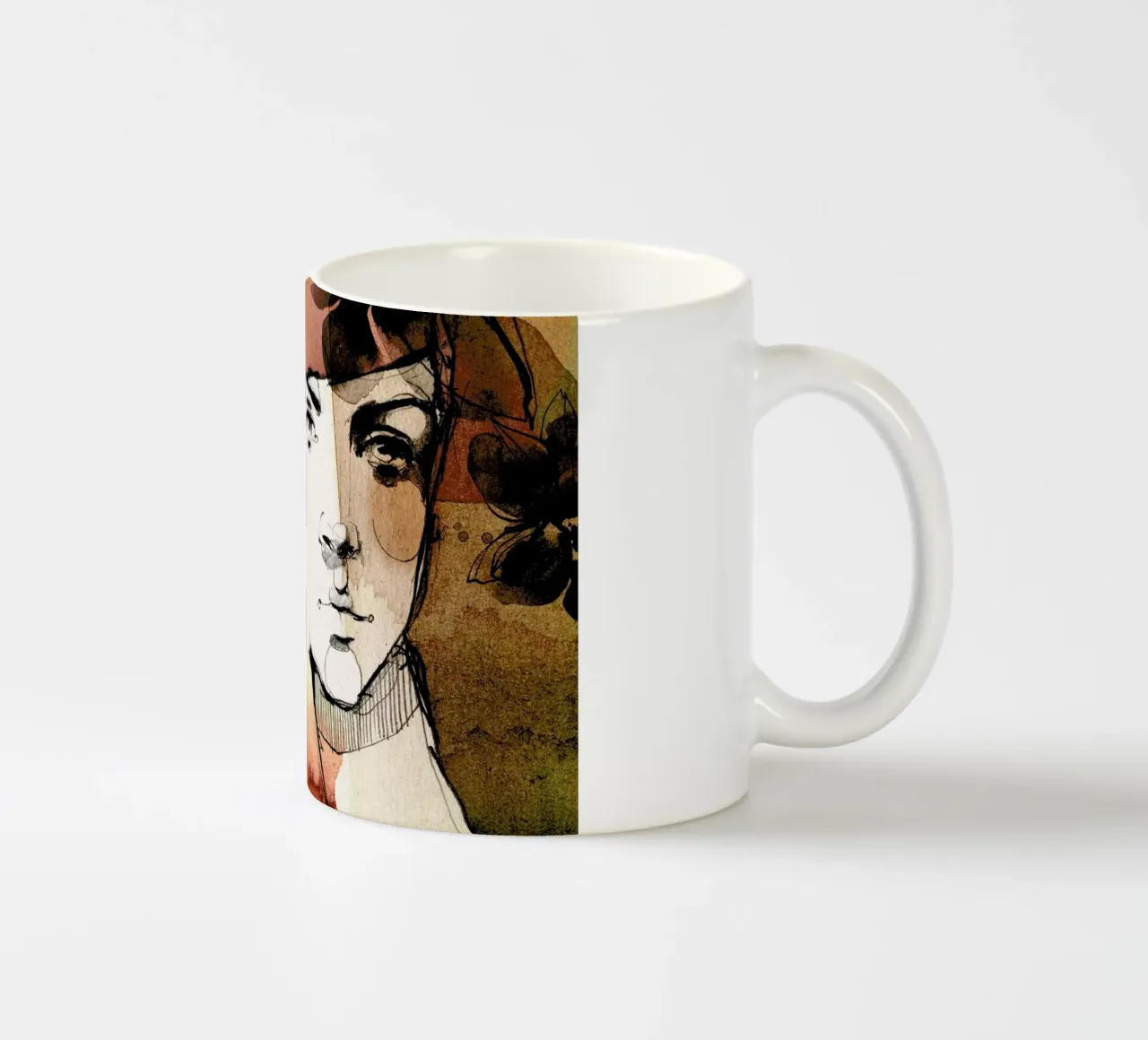 Vine tazza in ceramica da Ekaterina Koroleva