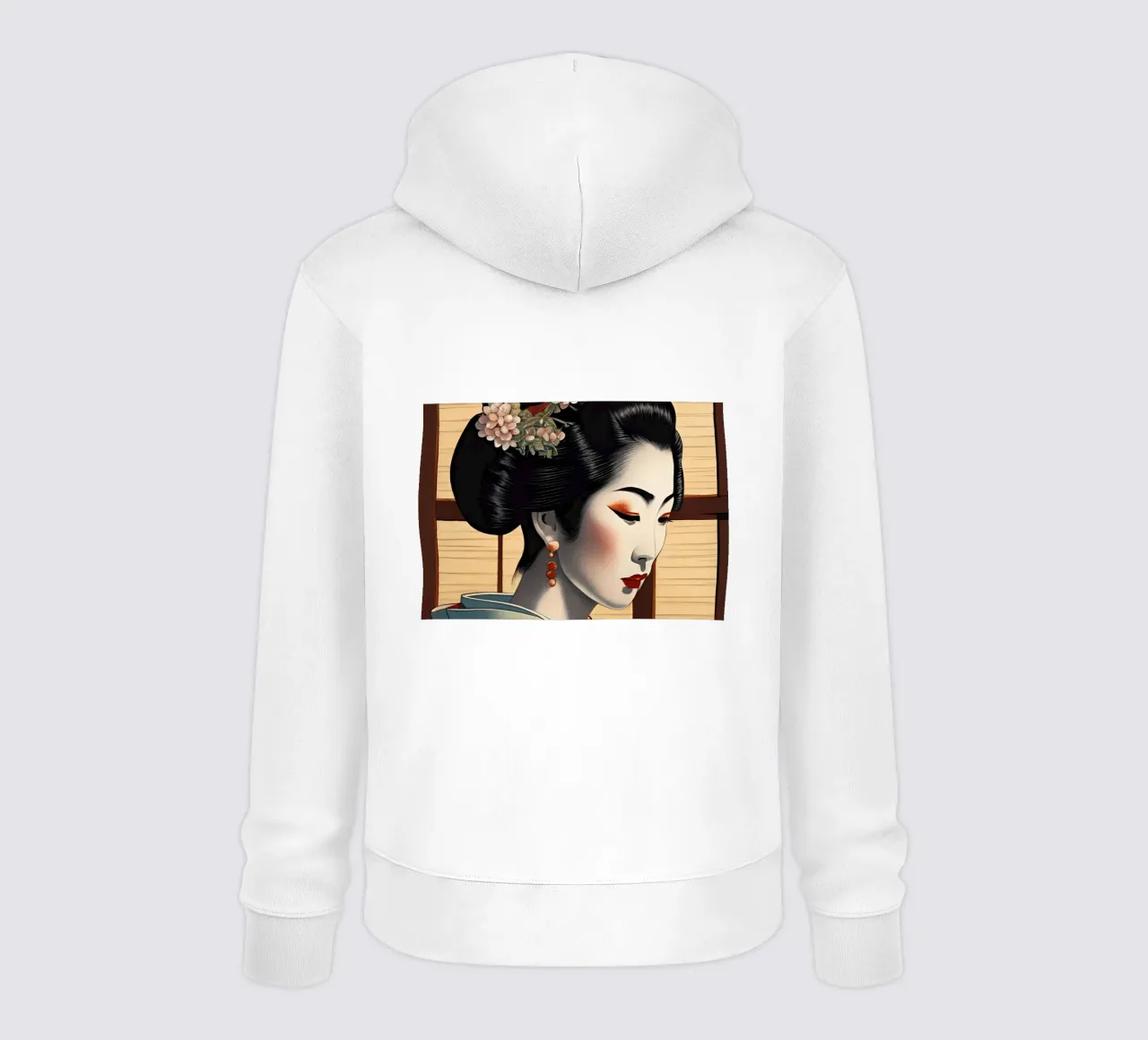 Geisha 1 felpa con cappuccio da Rezh creations