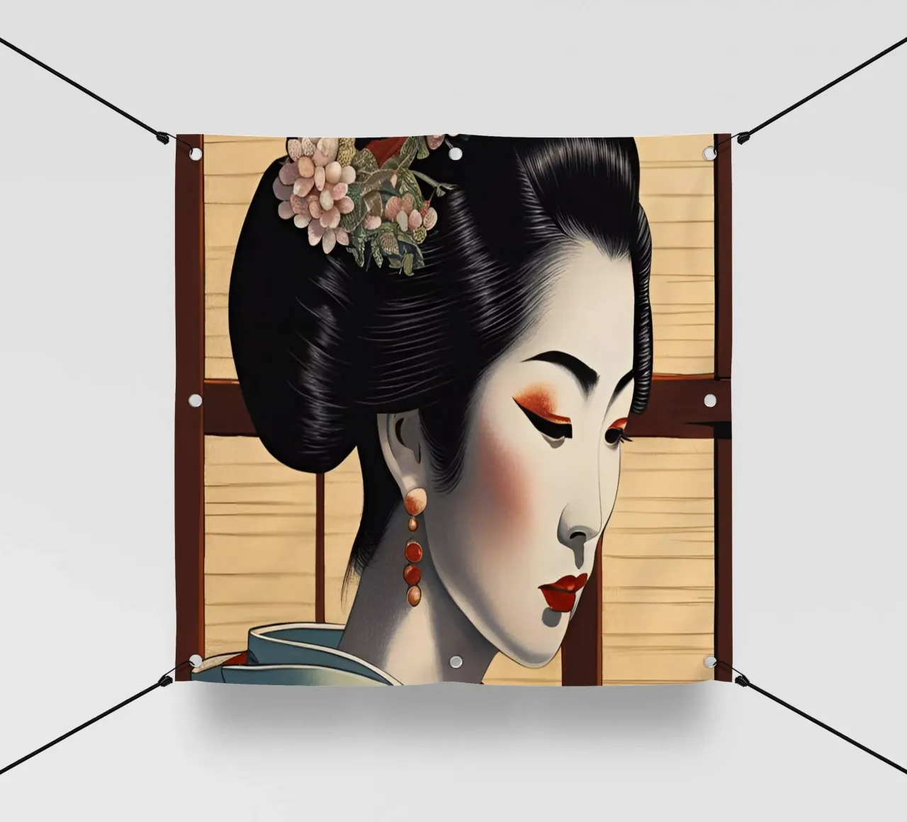 Geisha 1 telo in pvc da Rezh creations