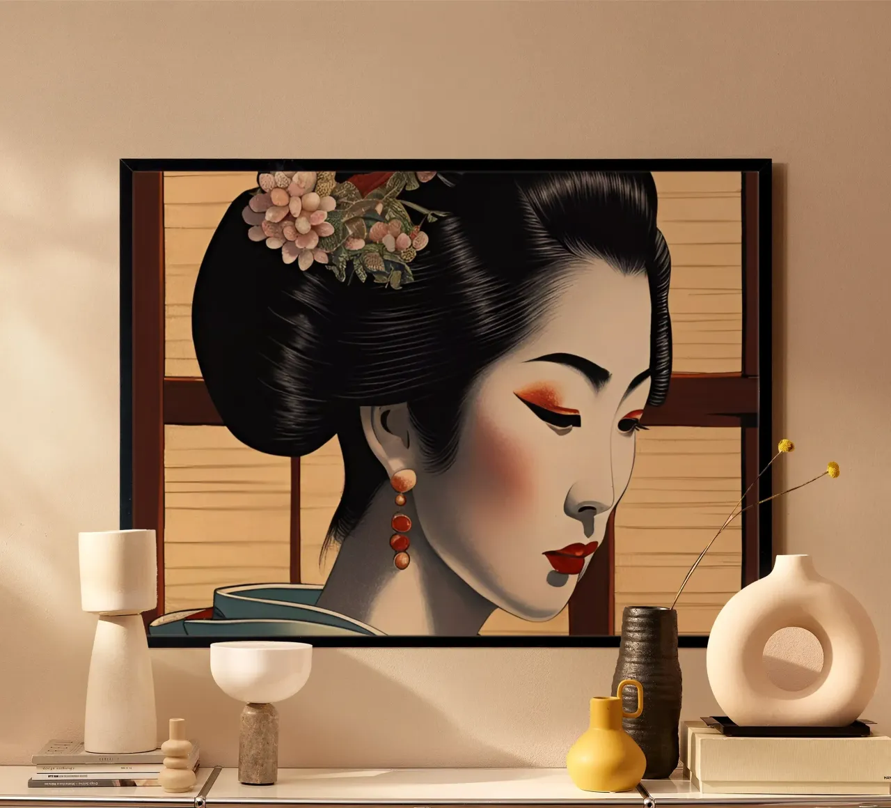 Geisha 1 carta hahnemühle da Rezh creations