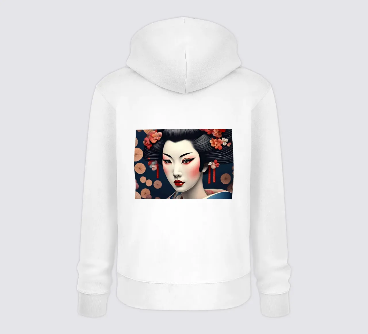 Geisha 2 felpa con cappuccio da Rezh creations