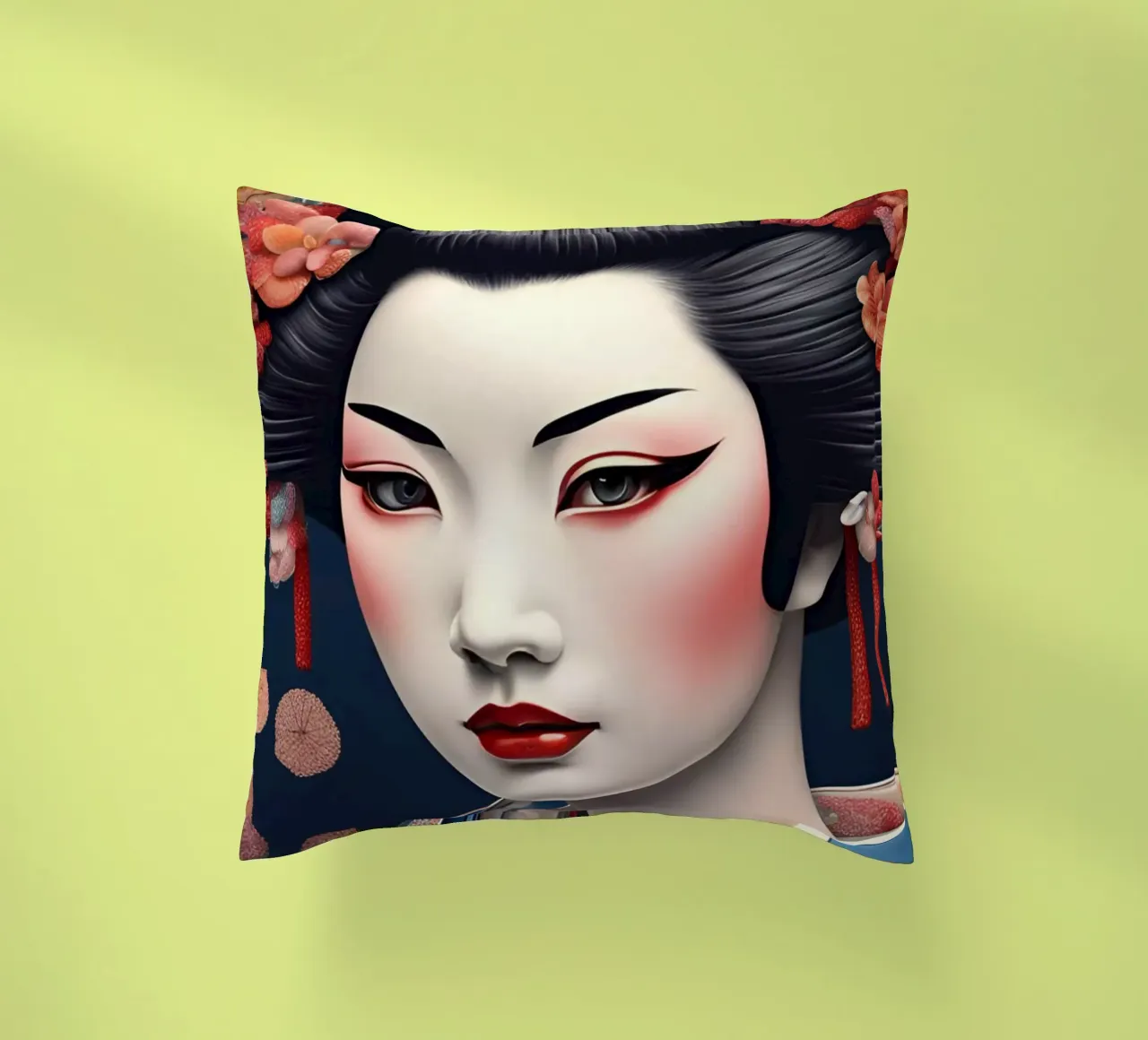 Geisha 2 cuscino da Rezh creations