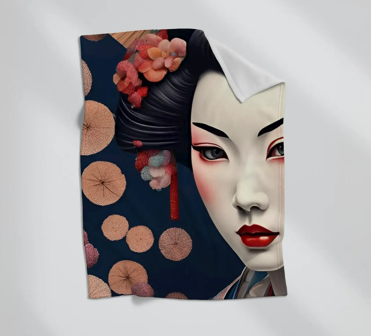 Geisha 2 coperta in pile da Rezh creations