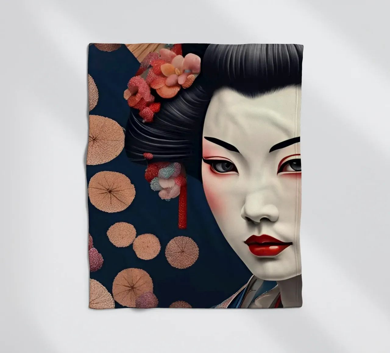 Geisha 2 coperta in pile da Rezh creations