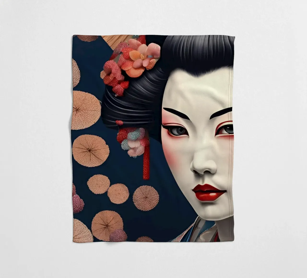 Geisha 2 coperta in pile da Rezh creations