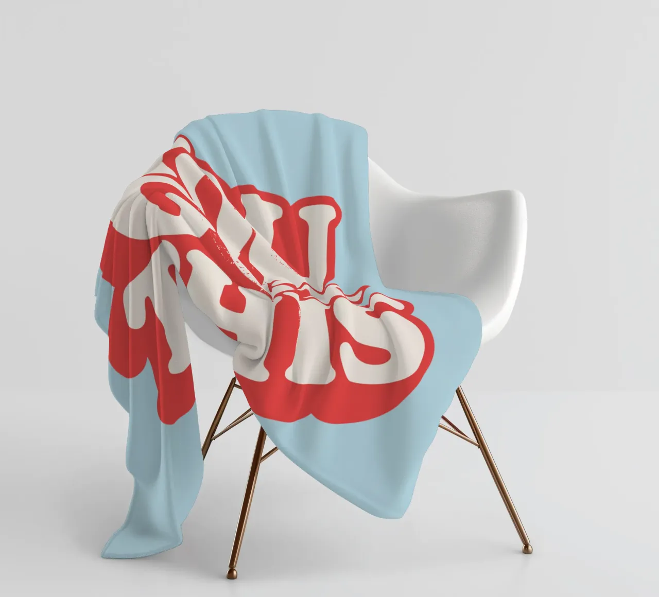 You Got This Typografie Design in rosso, bianco e blu coperta in pile da THE MOTIVATED TYPE
