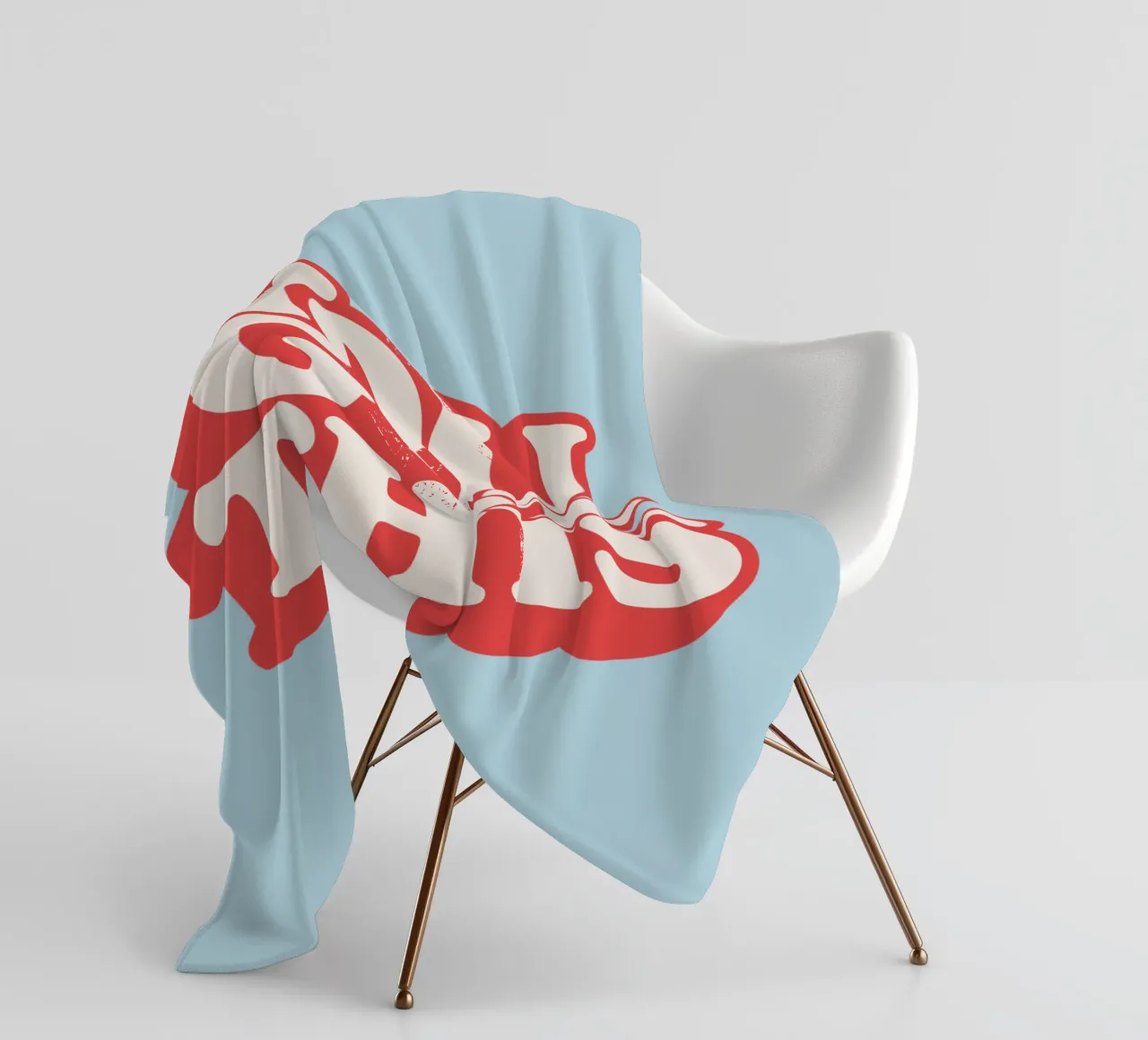 You Got This Typografie Design in rosso, bianco e blu coperta in pile da THE MOTIVATED TYPE