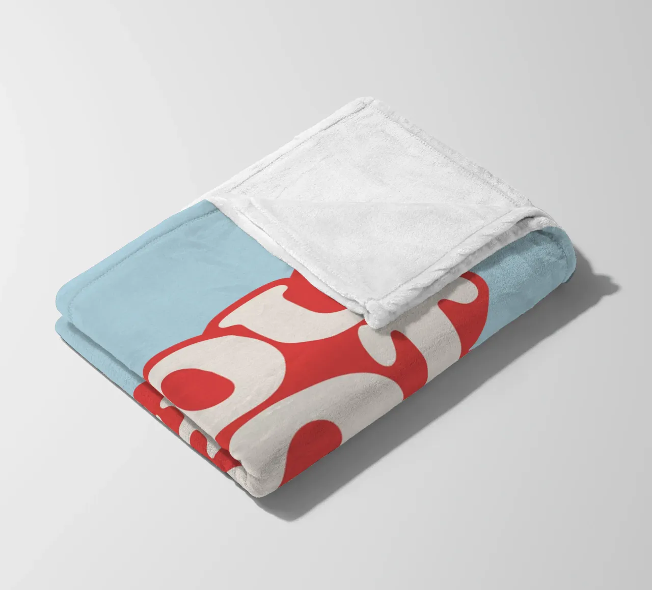 You Got This Typografie Design in rosso, bianco e blu coperta in pile da THE MOTIVATED TYPE