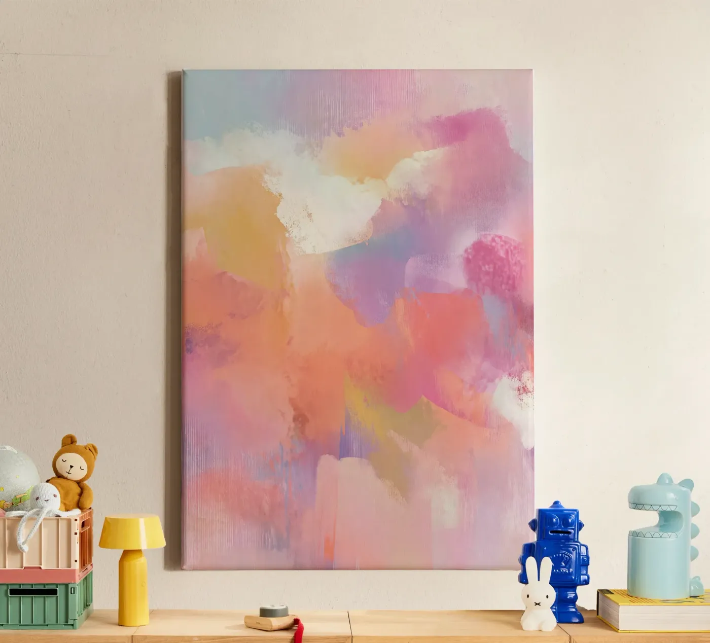 Soft Cloud - Abstract tela da HUE FLOW