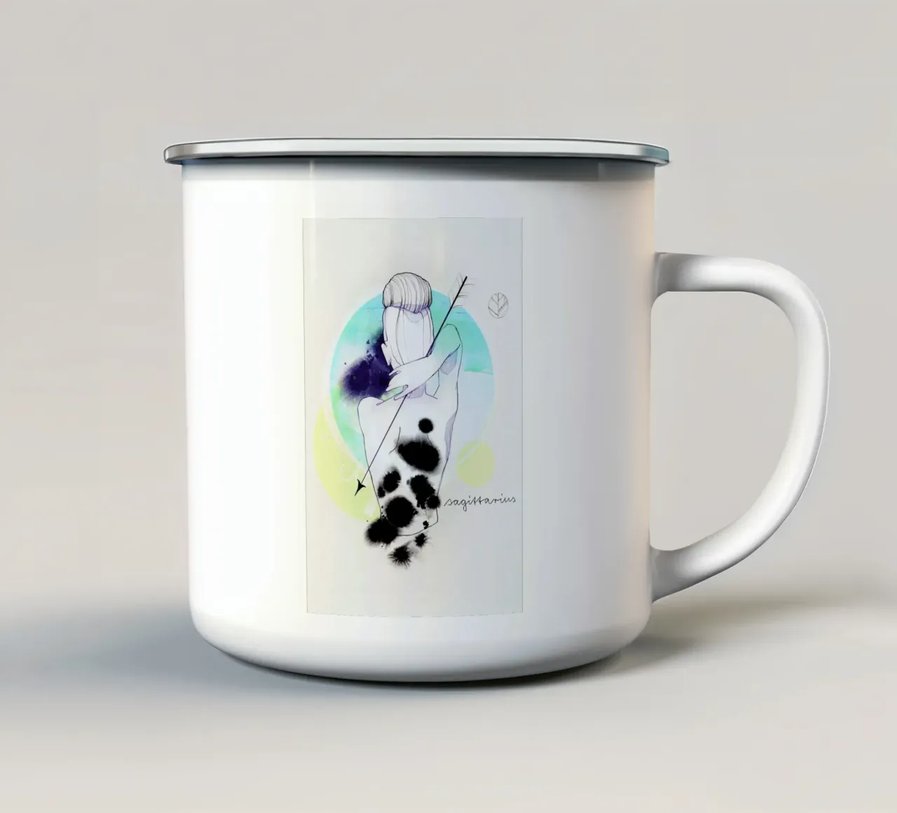 Schütze tazza in smalto da Ekaterina Koroleva
