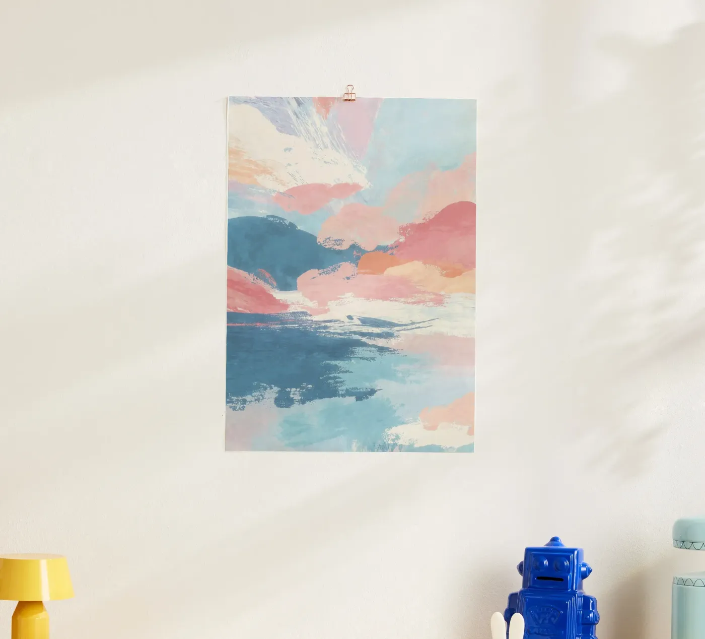 Azure Sunset poster van Bold Type Co.