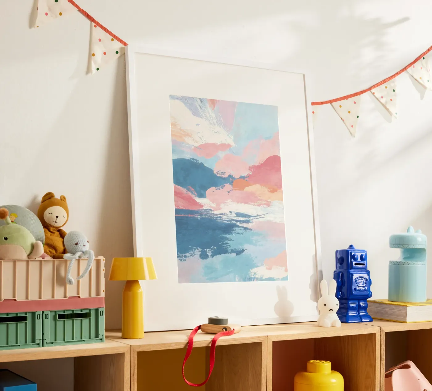 Azure Sunset poster van Bold Type Co.