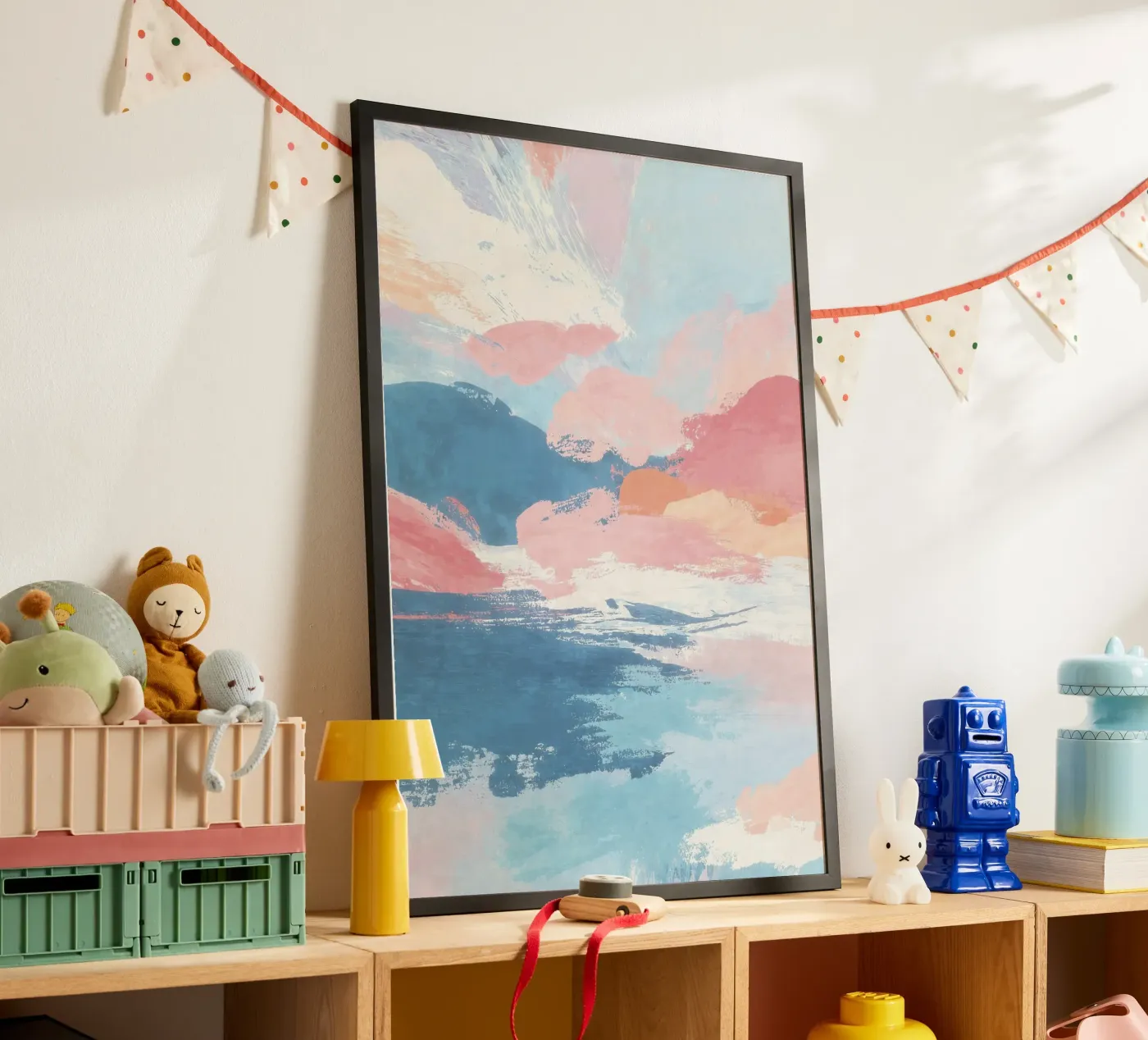 Azure Sunset poster van Bold Type Co.