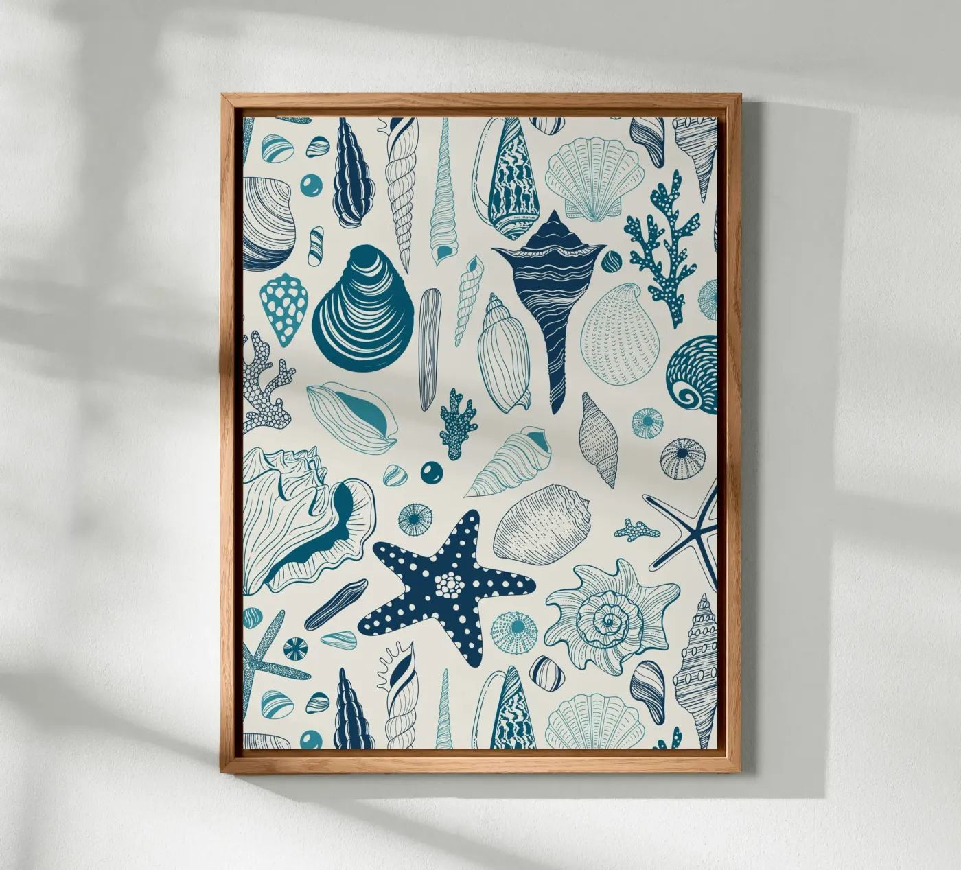 Sea shells forex plate by Painted Nature
