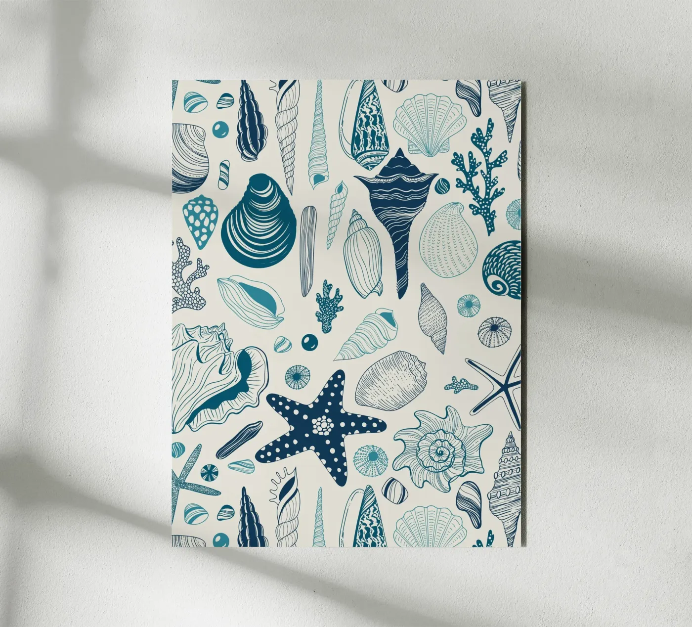 Sea shells forex plate by Painted Nature