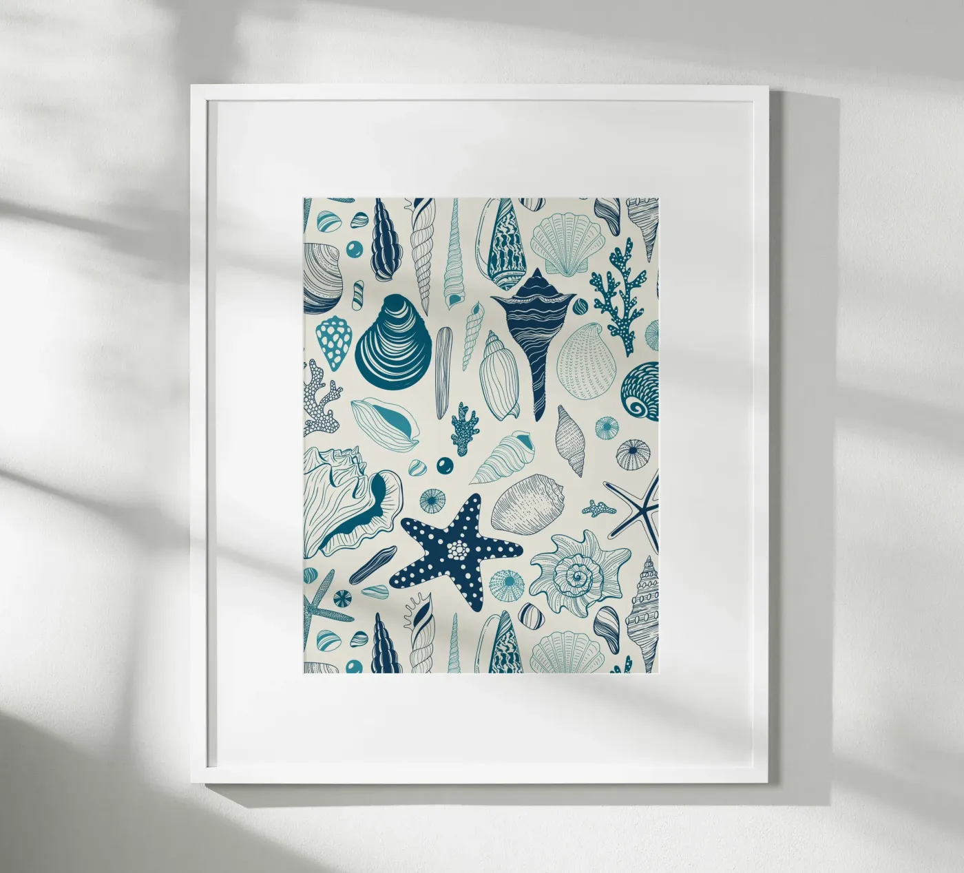 Sea shells poster by Painted Nature