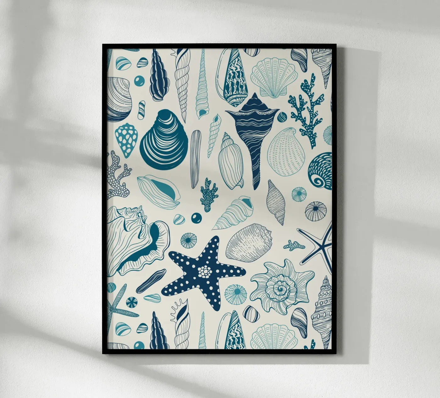 Sea shells poster by Painted Nature