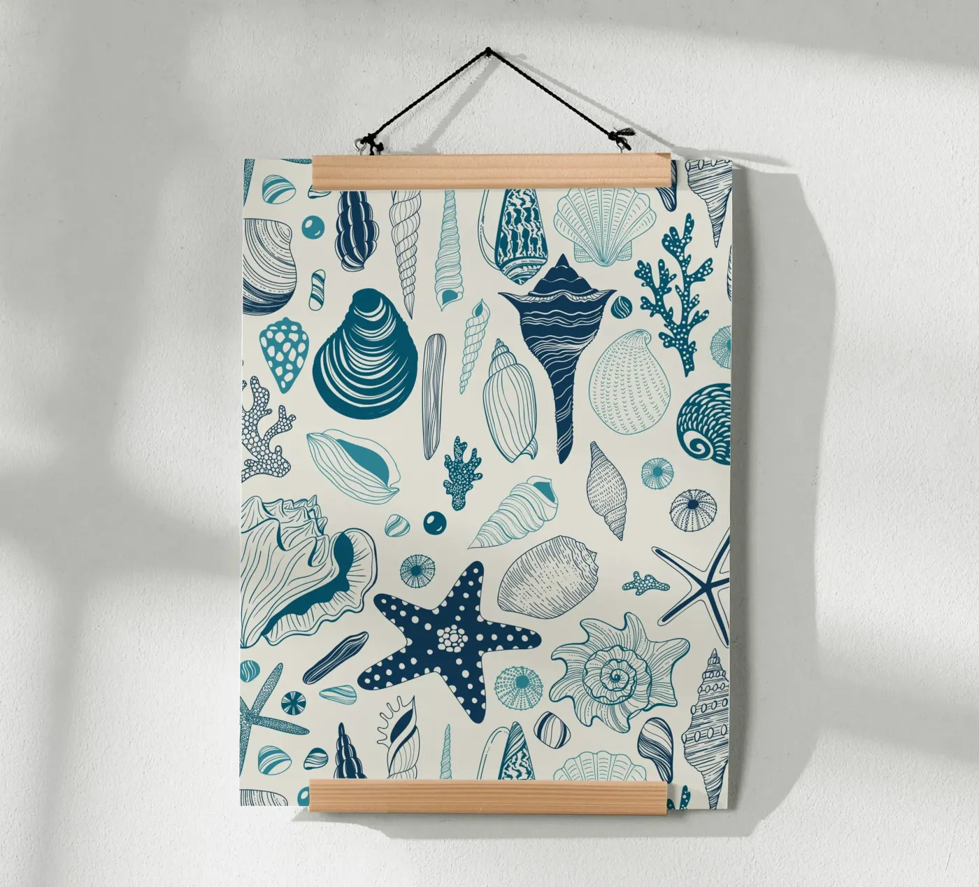 Sea shells poster by Painted Nature