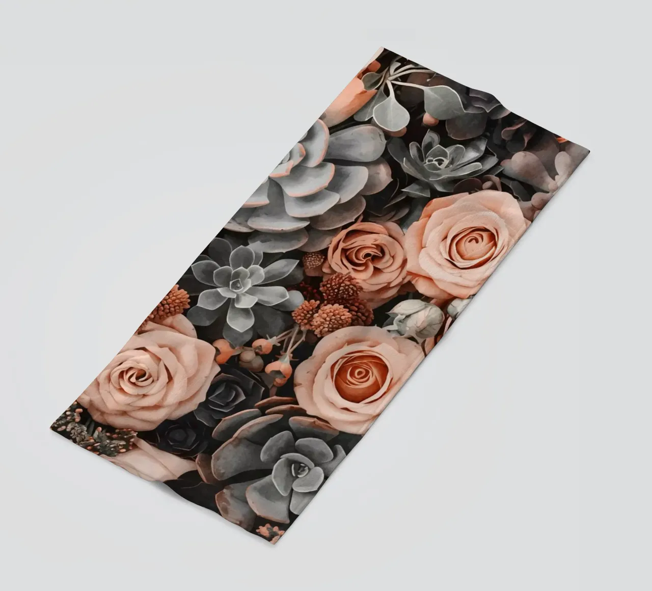 Fiori del deserto e giardino di succulente Peach Teal telo mare da Andrea Haase Floral Passion