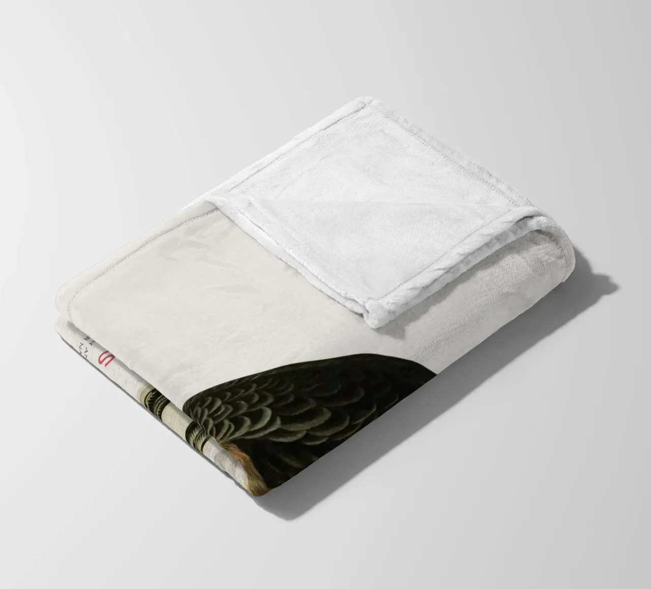 Svasso maggiore o Podiceps grisegena coperta in pile da Vintagrafica