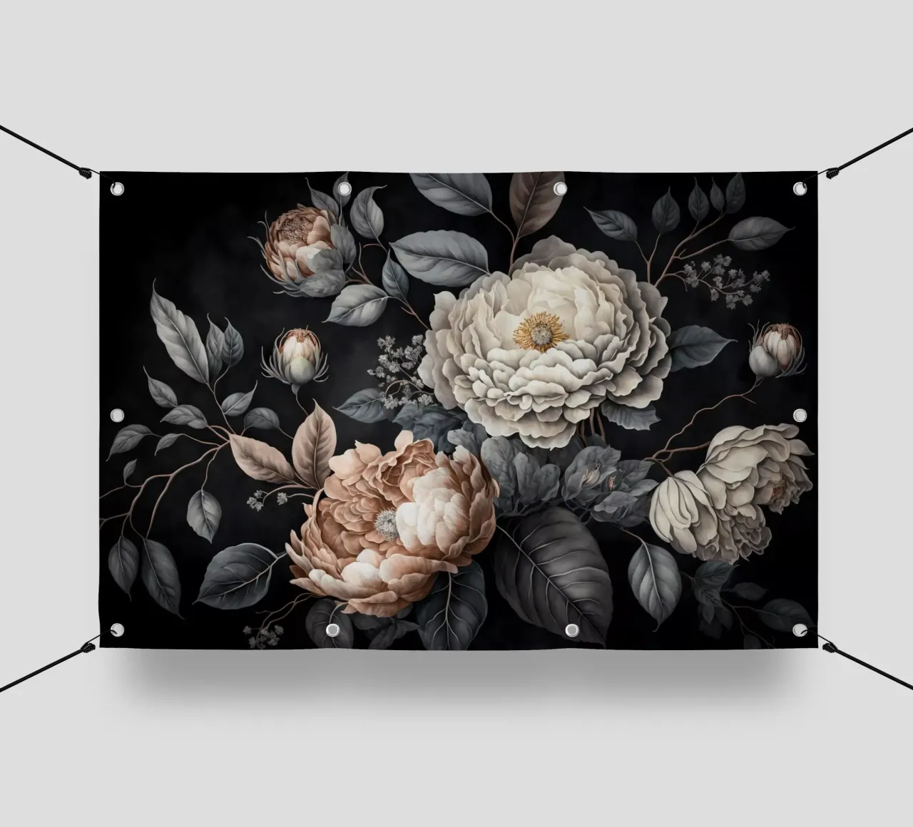 Victorian Vibes Opulent Flowers pvc cover by Andrea Haase Floral Passion