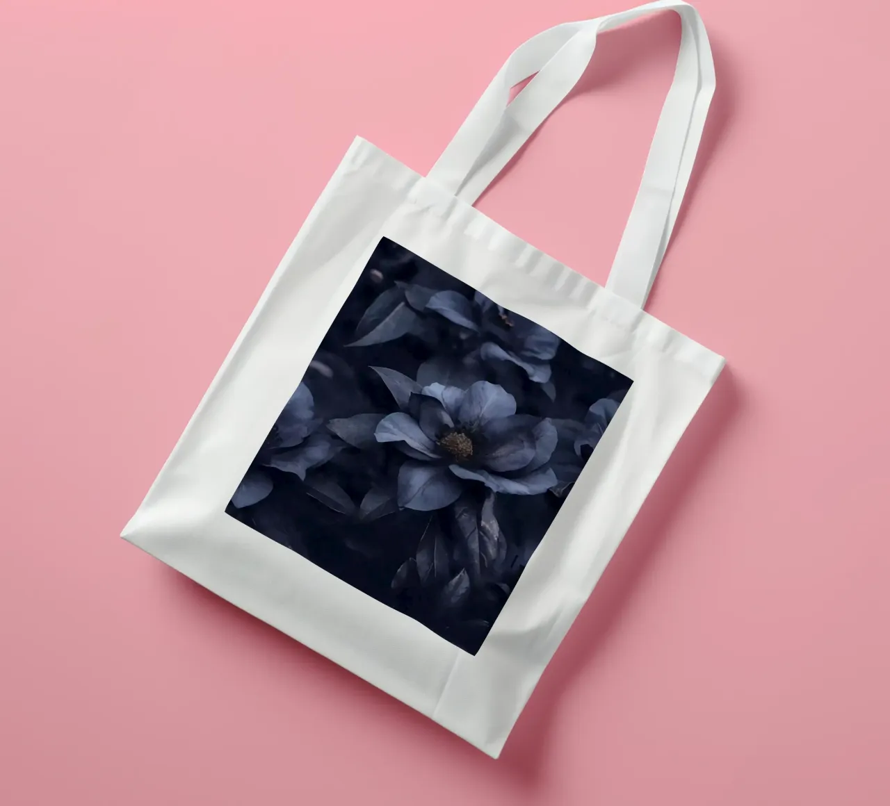 Blue Floral Mood Large Blooms tote bag by Andrea Haase Floral Passion