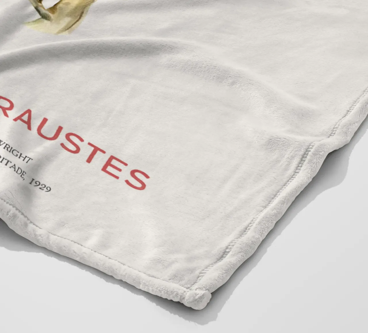 Kernbeißer oder Loxia coccothraustes Fleecedecke von Vintagrafica