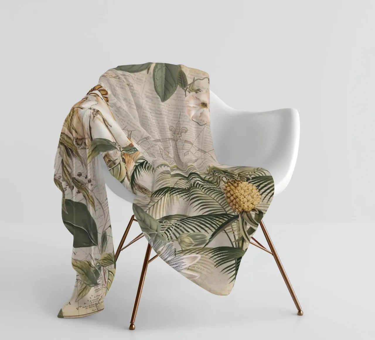 Paradiso dei cacatua d'epoca coperta in pile da Andrea Haase Vintage World