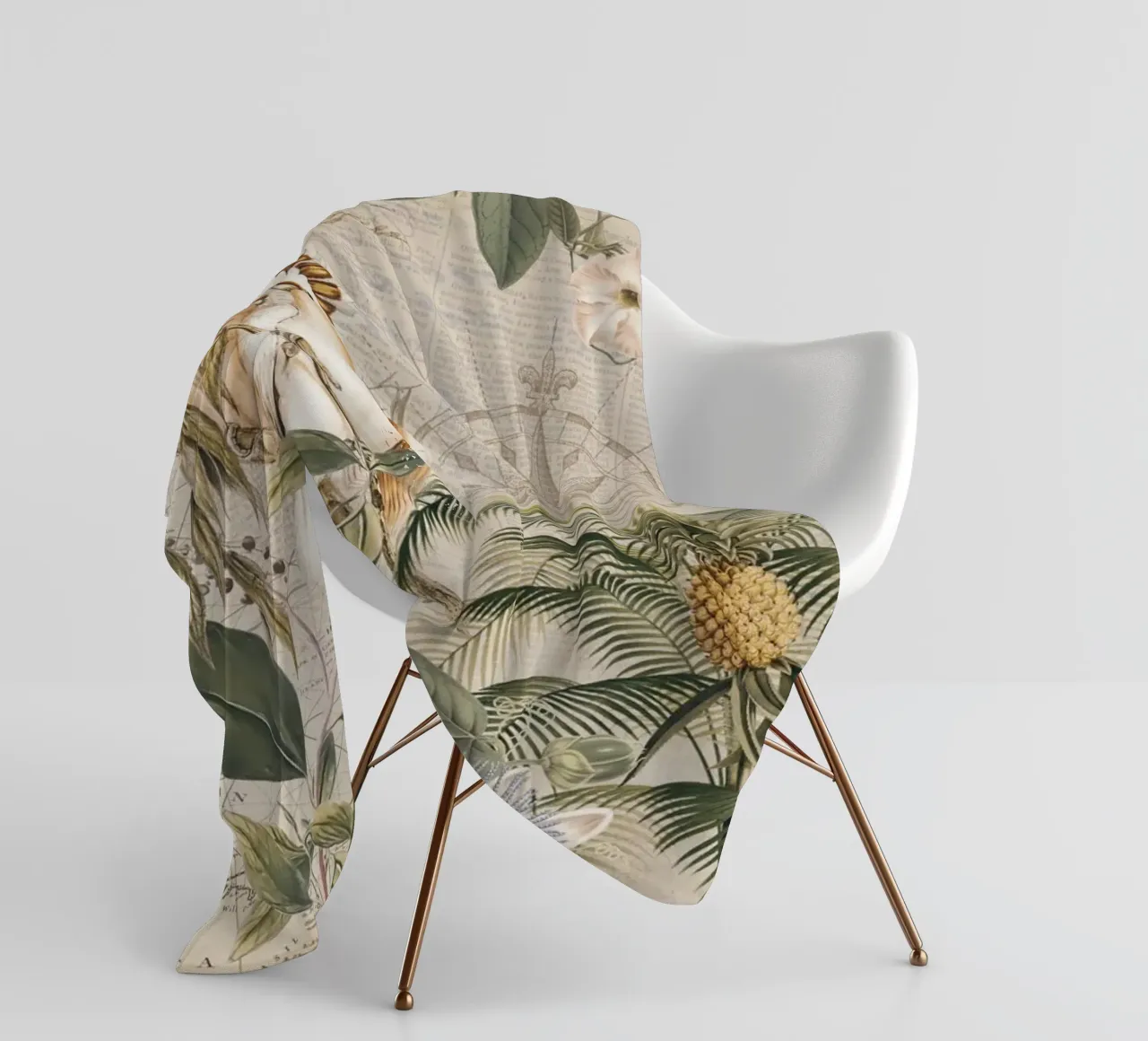 Paradiso dei cacatua d'epoca coperta in pile da Andrea Haase Vintage World