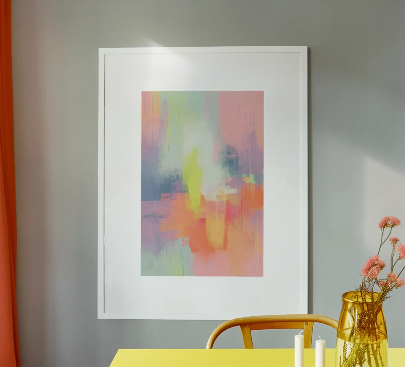 Vertical Aura poster by HUE FLOW