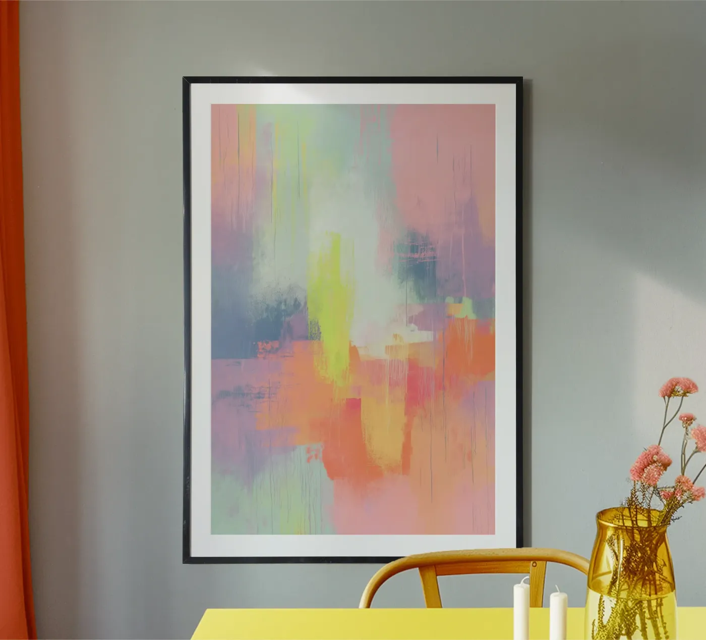 Vertical Aura poster by HUE FLOW