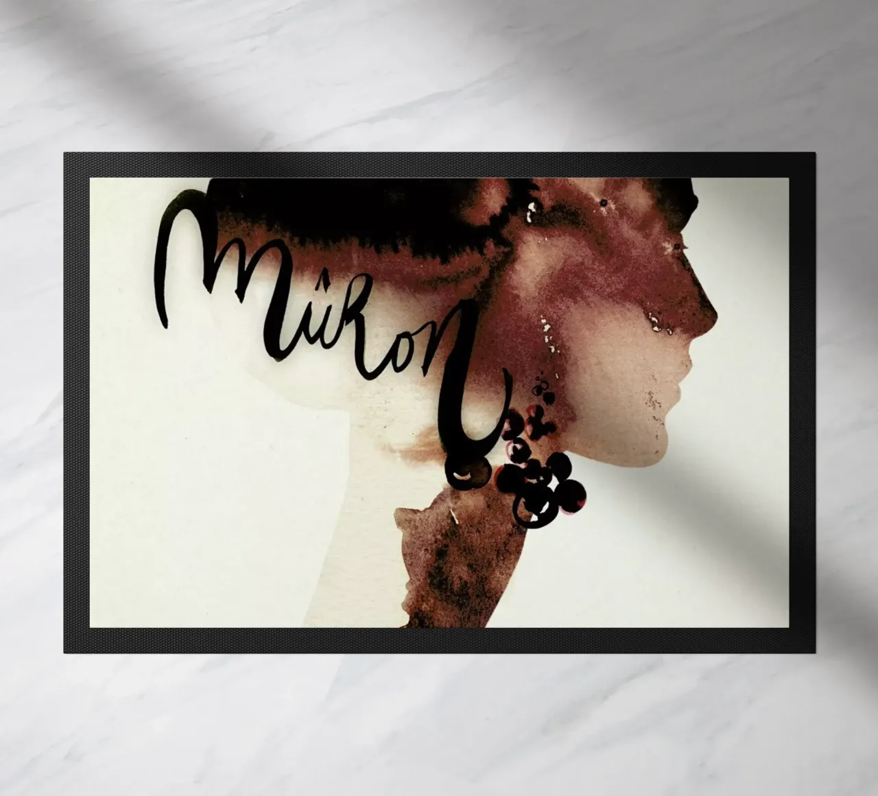 Mûron Fußmatte von Ekaterina Koroleva