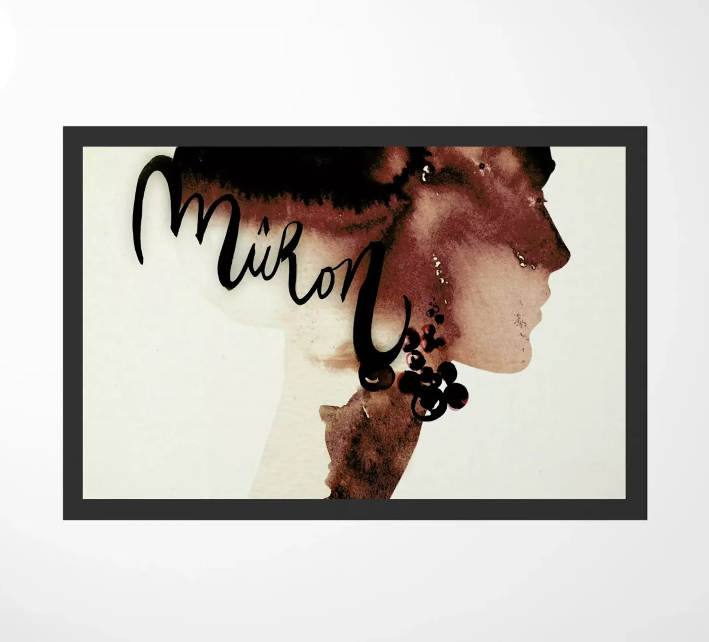 Mûron doormat by Ekaterina Koroleva