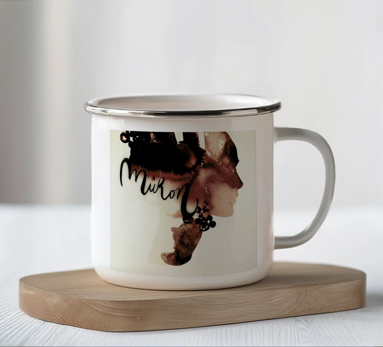 Mûron tazza in smalto da Ekaterina Koroleva
