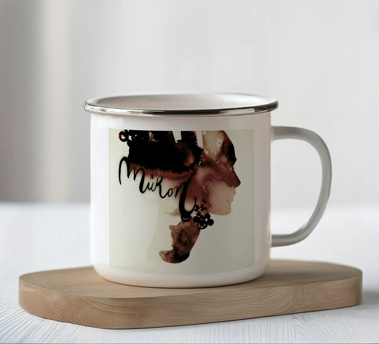 Mûron tazza in smalto da Ekaterina Koroleva