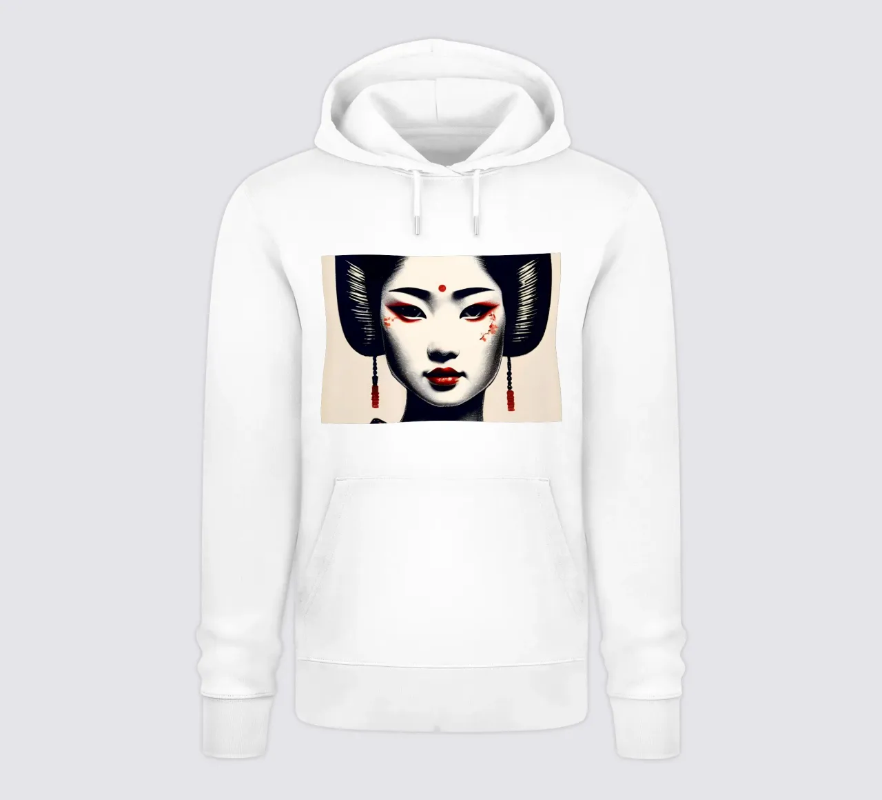Geisha 3 felpa con cappuccio da Rezh creations