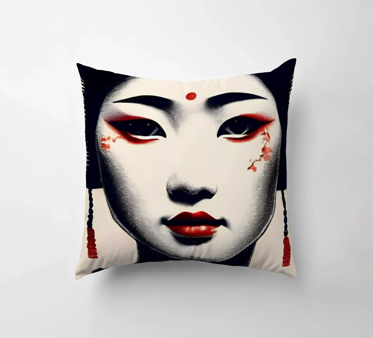 Geisha 3 cuscino da Rezh creations