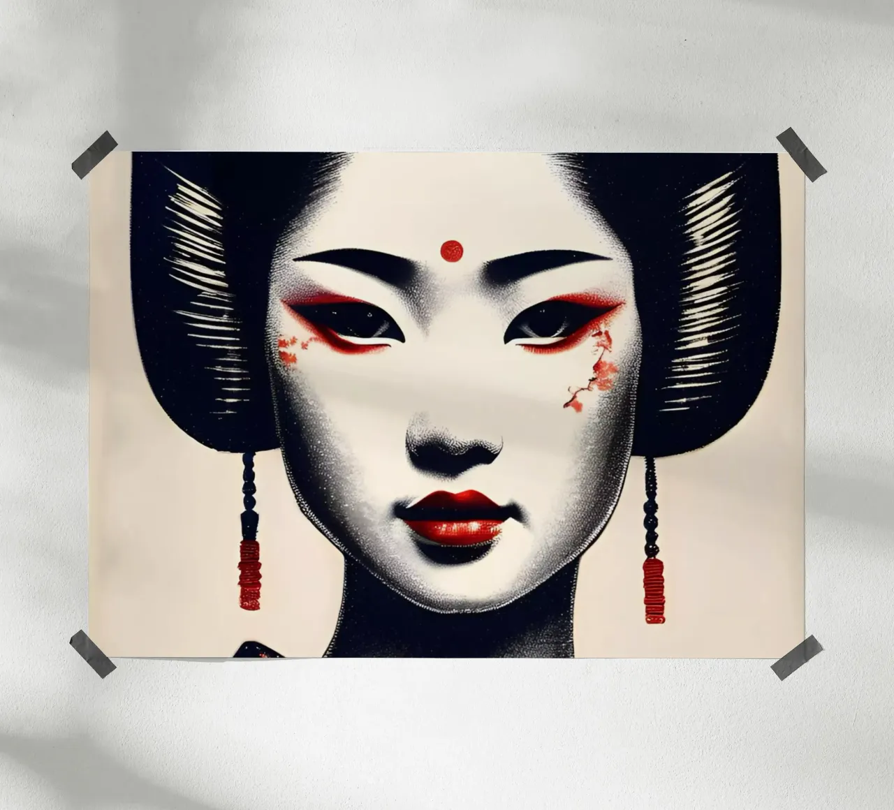 Geisha 3 carta hahnemühle da Rezh creations