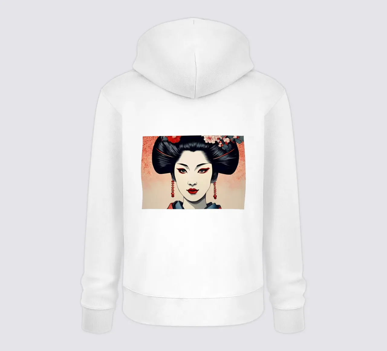 Geisha 4 felpa con cappuccio da Rezh creations